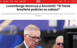 Luxemburgo questiona Ancelotti, e fala vira notícia na Espanha