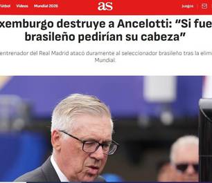 Luxemburgo questiona Ancelotti, e fala vira notícia na Espanha