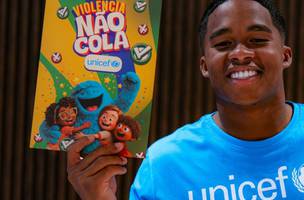 Endrick foi nomeado embaixador do UNICEF no Brasil (Foto: Jonathan Guimaraes / UNICEF)