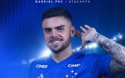 Gabriel Pec chega ao Cruzeiro e já se prepara para estreia