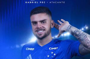 Gabriel Pec e anunciado pelo Cruzeiro. (Foto: Cruzeiro/divulgacao)