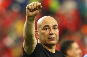 Hossam Hassan, tecnico da selecao do Egito na Copa do Mundo. (Foto: Kai Pfaffenbach/Reuters)