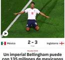 Bellingham decide para a Inglaterra e vira destaque na mídia mundial