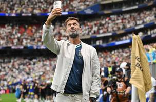 Jurgen Klopp no Estadio de Houston antes da partida entre Alemanha x Curacao na Copa do Mundo. (Foto: Annegret Hilse/Reuters)