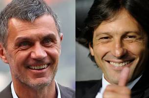 Maldini sera o novo diretor tecnico da Italia e tera Leonardo como assessor (Foto: FIGC/Giuseppe Cacace / Divulgacao/AFP)