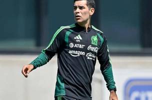 Rafa Marquez durante treino da selecao mexicana. (Foto: Reproducao)