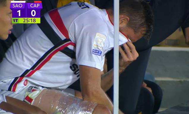 Tolói sofre lesão e desfalca São Paulo contra Flamengo