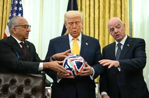 Trump: presidente quer que Estados Unidos sedie em torneio pela segunda vez consecutiv. (Foto: Jim Watson / AFP)
